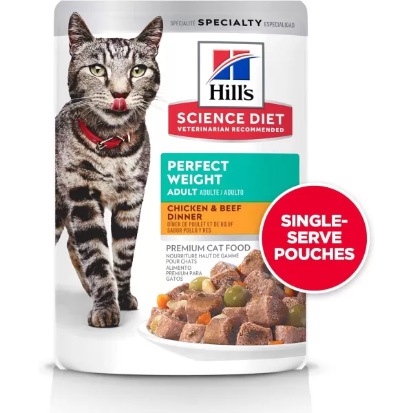 imageHills Science Diet Wet Cat Food Sensitive Stomach amp Skin Tuna amp Vegetable Recipe 29 oz Cans 24PackChicken amp Beef 28 Ounce Pack of 24