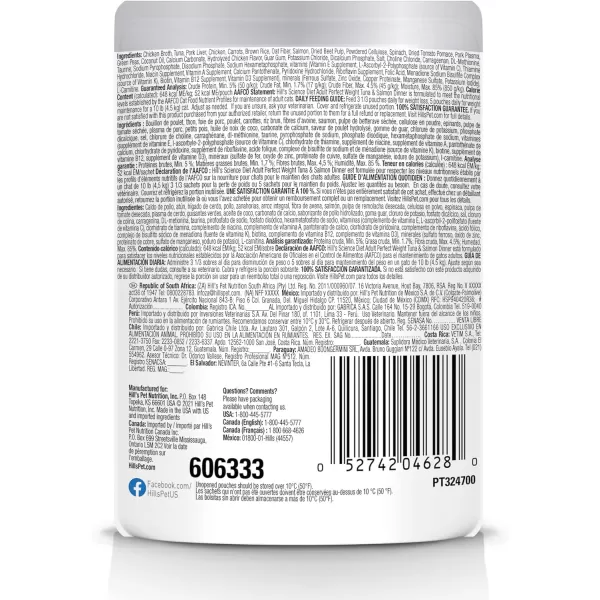 imageHills Science Diet Wet Cat Food Sensitive Stomach amp Skin Tuna amp Vegetable Recipe 29 oz Cans 24PackSalmon amp Tuna 24 pack