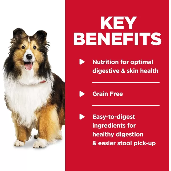 imageHills Science Diet Wet Dog Food Adult Sensitive Stomach amp Skin Tender Turkey amp Rice Stew 125 oz Cans 12PackChicken amp Vegetable Entree
