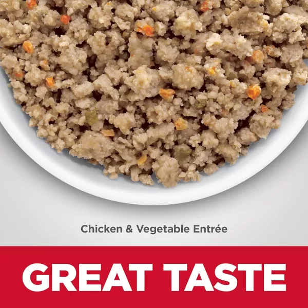 imageHills Science Diet Wet Dog Food Adult Sensitive Stomach amp Skin Tender Turkey amp Rice Stew 125 oz Cans 12PackChicken amp Vegetable Entree
