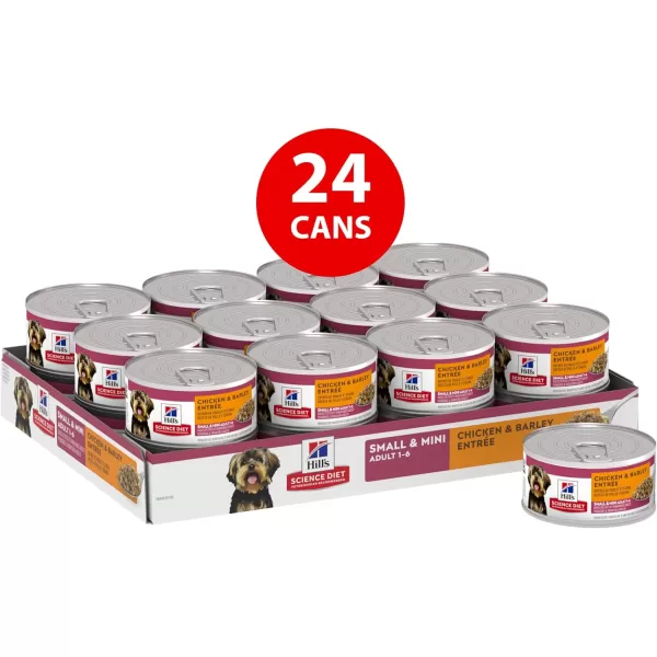 imageHills Science Diet Wet Dog Food Adult Small Paws for Small Breeds Chicken amp Barley Recipe 58 oz Cans 24 PackHills Science Diet Wet Dog Food Adult Small Paws for Small Breeds Chicken amp Barley Recipe 58 oz Cans 24 Pack