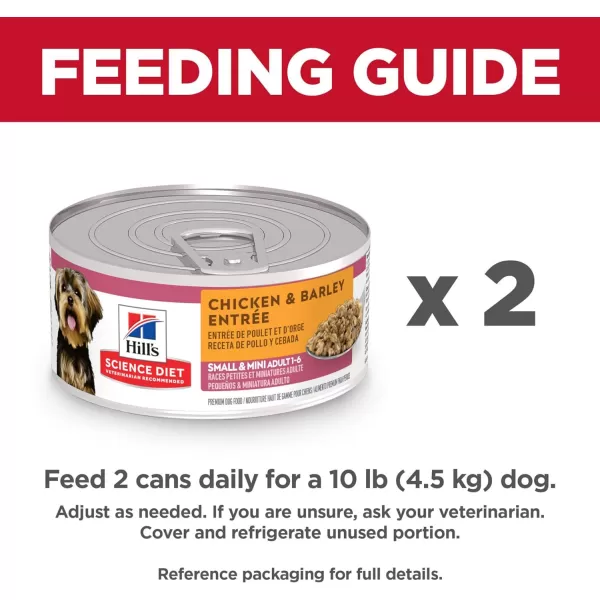 imageHills Science Diet Wet Dog Food Adult Small Paws for Small Breeds Chicken amp Barley Recipe 58 oz Cans 24 PackHills Science Diet Wet Dog Food Adult Small Paws for Small Breeds Chicken amp Barley Recipe 58 oz Cans 24 Pack