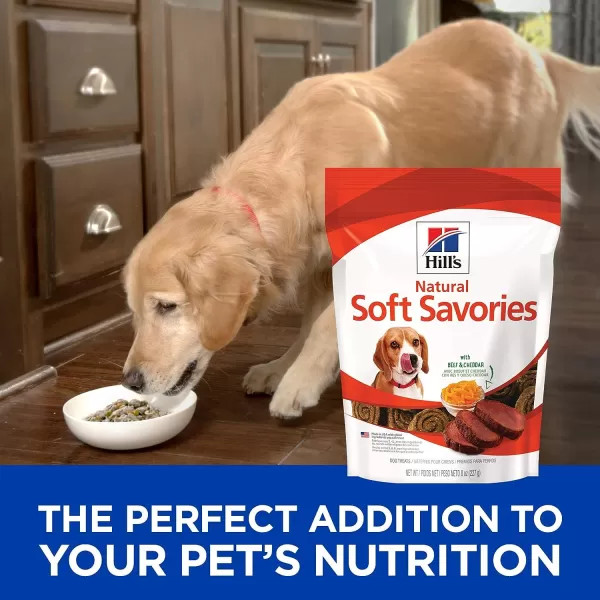 imageHills Soft Dog Treats Soft Savories with Chicken amp Yogurt Dog Snacks Healthy Dog Treats 8 oz BagBeef amp Cheddar