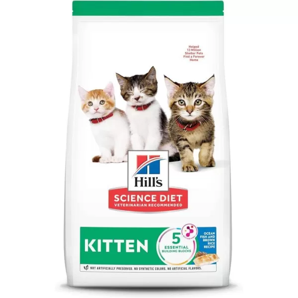 imageHills Pet Nutrition Science Diet Kitten Ocean Fish amp Brown Rice Recipe Dry Cat Food 7 lb BagHills Pet Nutrition Science Diet Kitten Ocean Fish amp Brown Rice Recipe Dry Cat Food 7 lb Bag