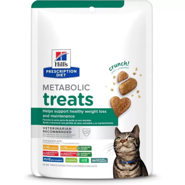 imageHills Prescription Diet Hypoallergenic Cat Treats Veterinary Diet 25 oz BagMetabolic Treats