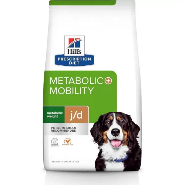 imageHills Prescription Diet Metabolic  Mobility Weight  jd Joint Care Chicken Flavor Dry Dog Food Veterinary Diet 15 lb Bag24 Pound Pack of 1