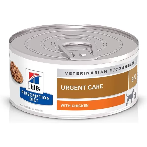 imageHills Prescription Diet ad Urgent Care Wet Dog and Cat Food Veterinary Diet 55 oz Cans 24PackHills Prescription Diet ad Urgent Care Wet Dog and Cat Food Veterinary Diet 55 oz Cans 24Pack