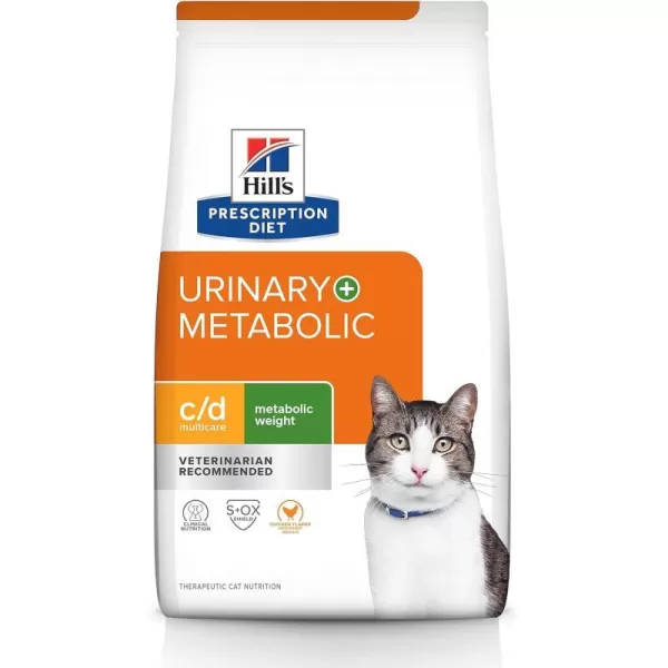 imageHills Prescription Diet cd  Metabolic Urinary  Weight Care Chicken Flavor Dry Cat Food Veterinary Diet 12 lb BagHills Prescription Diet cd  Metabolic Urinary  Weight Care Chicken Flavor Dry Cat Food Veterinary Diet 12 lb Bag