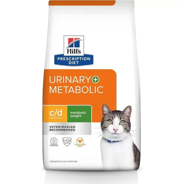 imageHills Prescription Diet cd  Metabolic Urinary  Weight Care Chicken Flavor Dry Cat Food Veterinary Diet 635 lb BagHills Prescription Diet cd  Metabolic Urinary  Weight Care Chicken Flavor Dry Cat Food Veterinary Diet 635 lb Bag