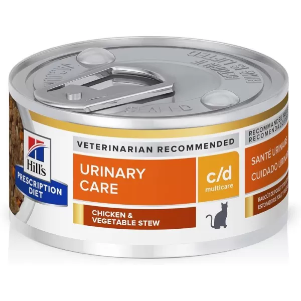imageHills Prescription Diet cd Multicare Urinary Care Chicken Flavor Wet Dog Food Veterinary Diet 13 oz Cans 12PackChicken amp Vegetable 29 Ounce Pack of 24