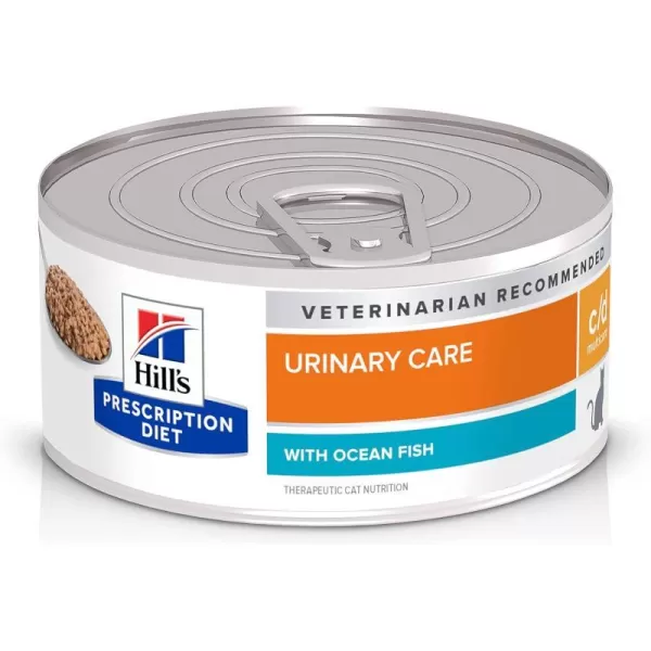 imageHills Prescription Diet cd Multicare Urinary Care Chicken Flavor Wet Dog Food Veterinary Diet 13 oz Cans 12PackOcean Fish 03 Pound Pack of 24