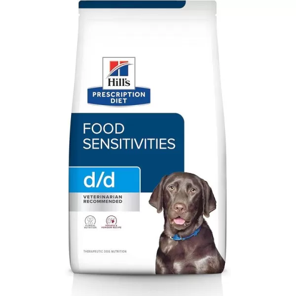 imageHills Prescription Diet dd Food Sensitivities Grain Free Potato amp Venison Flavor Dry Dog Food Veterinary Diet 25 lb Bag40000 Fl Oz Pack of 1