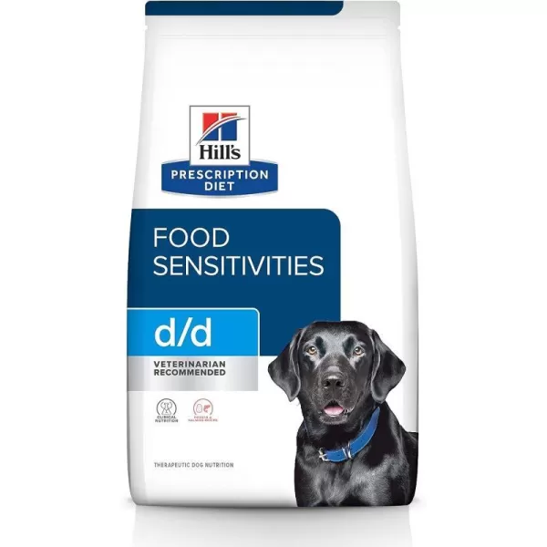 imageHills Prescription Diet dd SkinFood Sensitivities Grain Free Potato amp Salmon Flavor Dry Dog Food Veterinary Diet 25 lb Bag8 Pound Pack of 1
