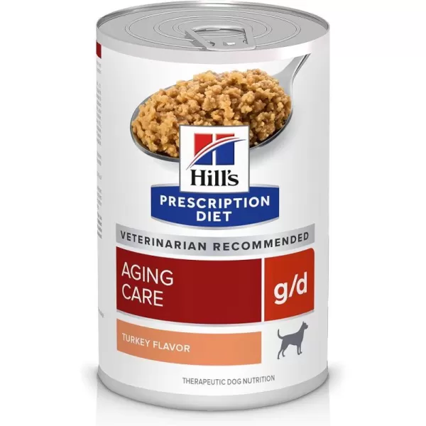 imageHills Prescription Diet gd Aging Care Turkey Flavor Wet Dog Food Veterinary Diet 13 oz Cans 12PackHills Prescription Diet gd Aging Care Turkey Flavor Wet Dog Food Veterinary Diet 13 oz Cans 12Pack