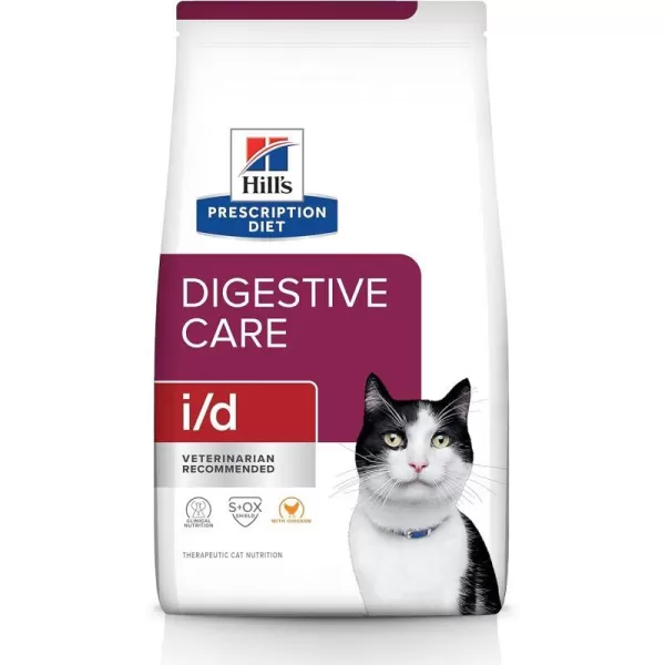 imageHills Prescription Diet id Digestive Care Chicken Flavor Dry Cat Food Veterinary Diet 85 lb Bag4 Pound Pack of 1