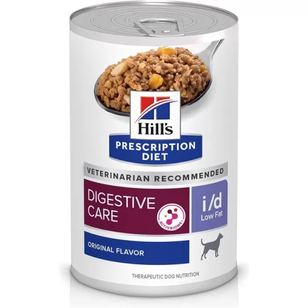 imageHills Prescription Diet id Low Fat Digestive Care Original Flavor Wet Dog Food Veterinary Diet 13 Ounce Pack of 12Hills Prescription Diet id Low Fat Digestive Care Original Flavor Wet Dog Food Veterinary Diet 13 Ounce Pack of 12