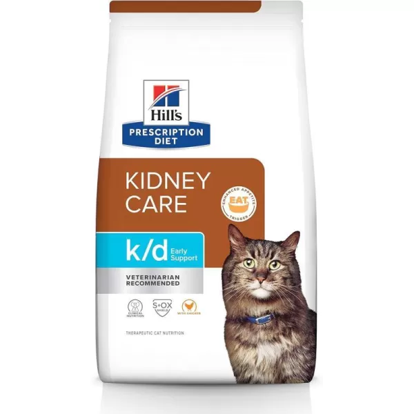 imageHills Prescription Diet kd Early Support Kidney Care Chicken Vegetable amp Rice Stew Canned Cat Food Veterinary Diet 29 oz 24Pack Wet Food4 Pound Pack of 1