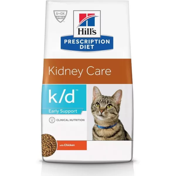 imageHills Prescription Diet kd Early Support Kidney Care Chicken Vegetable amp Rice Stew Canned Cat Food Veterinary Diet 29 oz 24Pack Wet Food85 Pound Pack of 1