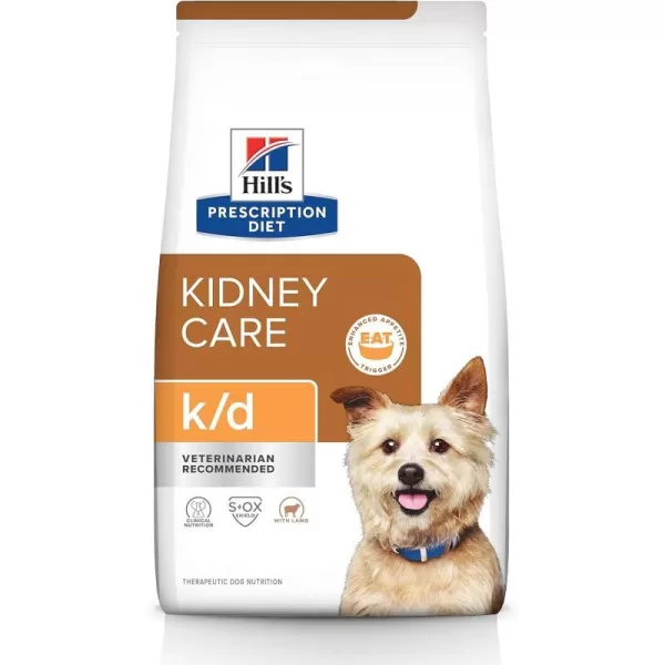 imageHills Prescription Diet kd Kidney Care with Lamb Wet Dog Food Veterinary Diet 13 oz Cans 12Pack85 Pound Pack of 1