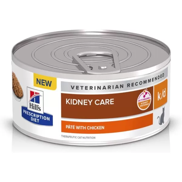 imageHills Prescription Diet kd Kidney Care with Tuna Wet Cat Food Veterinary Diet 55 oz Cans 24PackPt Chicken 55 Ounce Pack of 24