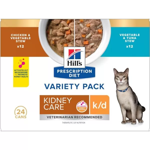 imageHills Prescription Diet kd Stew Variety Pack Veterinary DietHills Prescription Diet kd Stew Variety Pack Veterinary Diet