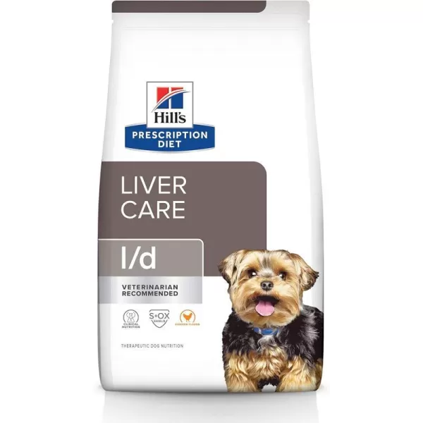 imageHills Prescription Diet ld Liver Care Wet Dog Food Veterinary Diet 13 oz Cans 12Pack176 Pound Pack of 1