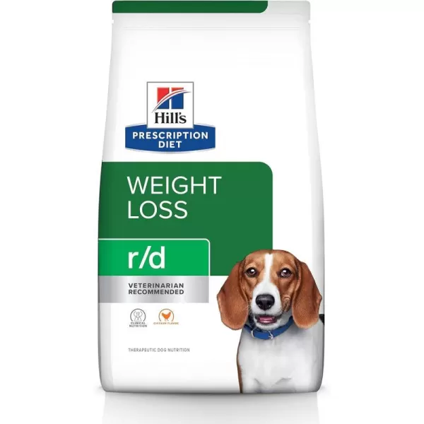 imageHills Prescription Diet rd Weight Reduction Chicken Flavor Dry Dog Food Veterinary Diet 176 lb Bag85 Pound Pack of 1