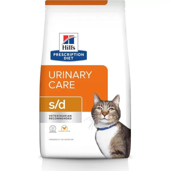 imageHills Prescription Diet sd Urinary Care Chicken Flavor Dry Cat Food Veterinary Diet 4 lb BagHills Prescription Diet sd Urinary Care Chicken Flavor Dry Cat Food Veterinary Diet 4 lb Bag