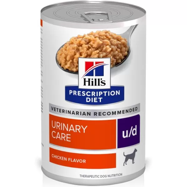 imageHills Prescription Diet ud Urinary Care Chicken Flavor Wet Dog Food Veterinary Diet 13 oz Cans 12Pack12 x 13 oz Cans