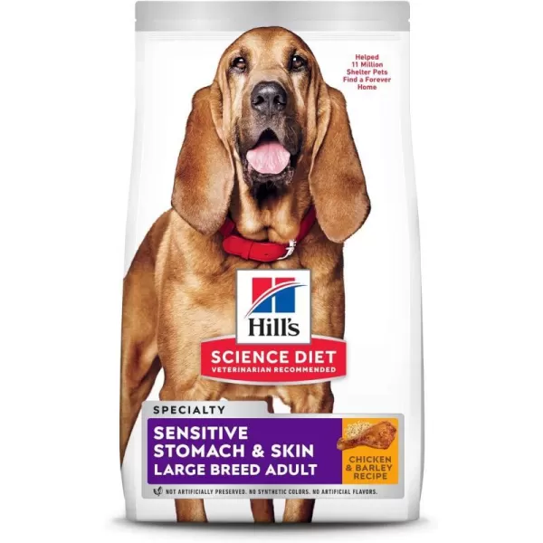 imageHills Science Diet Adult Sensitive Stomach And Skin Large Breed Dry Dog Food Chicken Recipe 30 lb BagHills Science Diet Adult Sensitive Stomach And Skin Large Breed Dry Dog Food Chicken Recipe 30 lb Bag