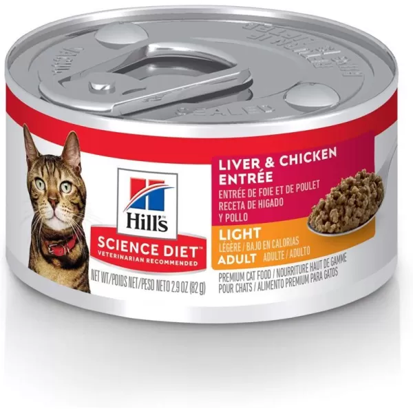 imageHills Science Diet Canned Wet Cat Food Adult Tender Chunks amp Gravy Recipes 55 oz Cans 24PackChicken 29 Ounce Pack of 24