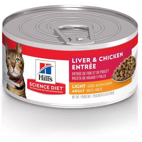 imageHills Science Diet Canned Wet Cat Food Adult Tender Chunks amp Gravy Recipes 55 oz Cans 24PackChicken 55 Ounce Pack of 24