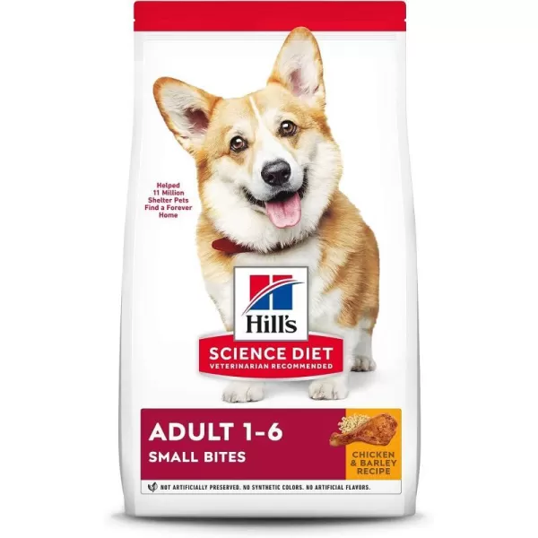 imageHills Science Diet Dry Dog Food Adult Small Bites Chicken amp Barley Recipe 5 lb Bag15 Pound Pack of 1