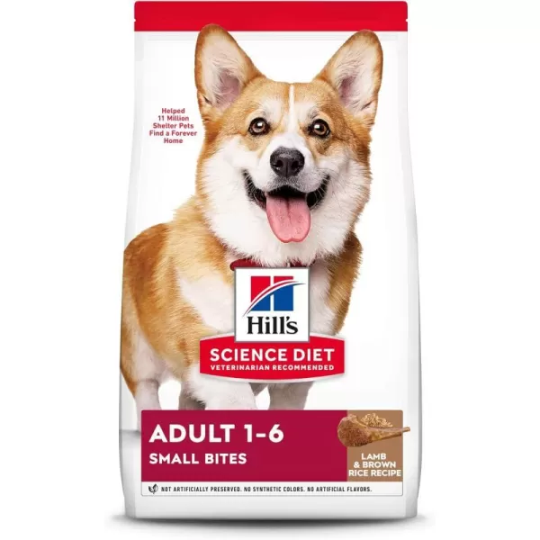 imageHills Science Diet Dry Dog Food Adult Small Bites Lamb Meal amp Brown Rice Recipe 45 lb Bag45 Pound Pack of 1