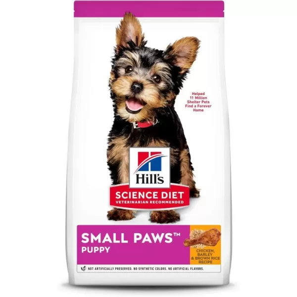 imageHills Science Diet Dry Dog Food Puppy Small amp Mini Chicken Meal Barley amp Brown Rice Recipe 155 lb BagHills Science Diet Dry Dog Food Puppy Small amp Mini Chicken Meal Barley amp Brown Rice Recipe 155 lb Bag