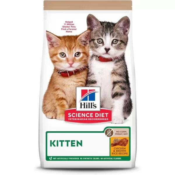 imageHills Science Diet Kitten No Corn Wheat or Soy Dry Cat Food Chicken Recipe 35 lb BagHills Science Diet Kitten No Corn Wheat or Soy Dry Cat Food Chicken Recipe 35 lb Bag