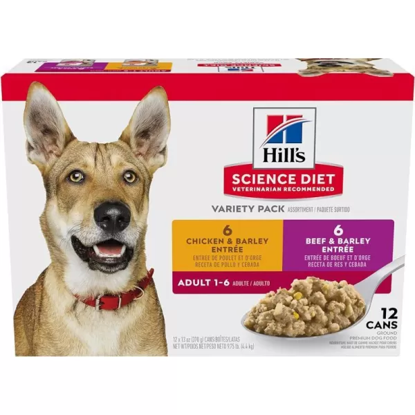 imageHills Science Diet Wet Dog Food Adult 16 Savory Stew with Chicken amp Vegetables 128 oz Cans Pack of 12Variety Bundle 12 cans 128 Ounce Pack of 12