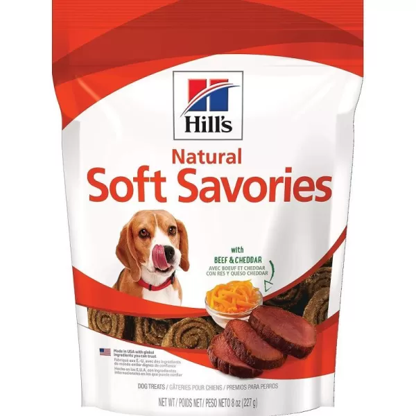 imageHills Soft Dog Treats Soft Savories with Chicken amp Yogurt Dog Snacks Healthy Dog Treats 8 oz BagBeef amp Cheddar