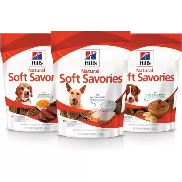 imageHills Soft Dog Treats Soft Savories with Chicken amp Yogurt Dog Snacks Healthy Dog Treats 8 oz BagVariety Pack