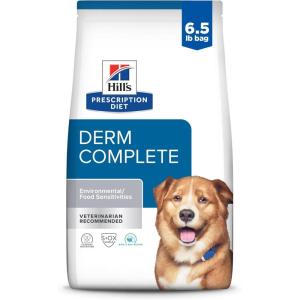 imageHills Prescription Diet Derm Complete Skin ampamp Food Sensitivities Dry Dog Food Rice ampamp Egg Recipe Veterinary Diet 24 lb BagRice  Egg  Adult