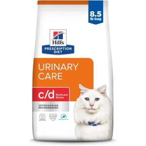 imageHills Prescription Diet cd Multicare Stress Urinary Care Ocean Fish Flavor Dry Cat Food Veterinary Diet 85 lb BagSeafood