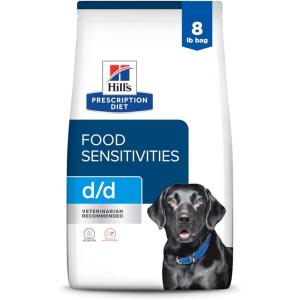imageHills Prescription Diet dd Food Sensitivities Potato ampamp Venison Formula Dry Dog Food Veterinary Diet 8 lb BagPotato  Salmon
