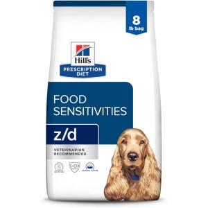 imageHills Prescription Diet zd SkinFood Sensitivities Dry Dog Food Veterinary Diet 8 lb BagOriginal  Regular Bites