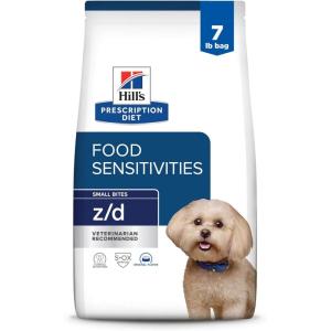 imageHills Prescription Diet zd SkinFood Sensitivities Dry Dog Food Veterinary Diet 8 lb BagOriginal  Small Bites