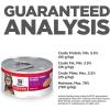 imageHills Science Diet Adult 16 Adult 16 Premium Nutrition Wet Cat Food Chicken Minced 5 oz Can Case of 24Beef Minced