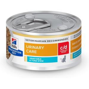 imageHILLS PRESCRIPTION DIET cd Multicare Stress Vegetable ampamp Tuna Stew 29 oz 24Pack Wet FoodVegetable  Tuna Stew