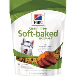 imageHills Grain Free Soft Baked Naturals All Life Stages Great Taste Dog Treats Beef ampamp Sweet Potato 8 oz BagBeef  Sweet Potatoes