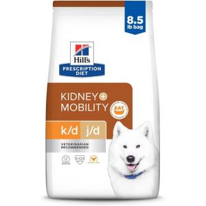 imageHills Prescription Diet kd Kidney Care  jd Joint Care Chicken Flavor Dry Dog Food Veterinary Diet 85 lb BagChicken