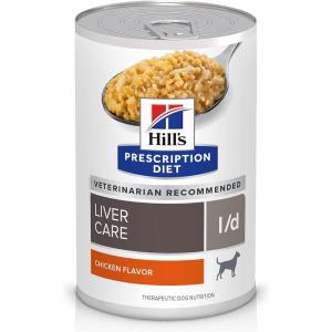 imageHills Prescription Diet ld Liver Care Wet Dog Food Veterinary Diet 13 oz Cans 12PackChicken