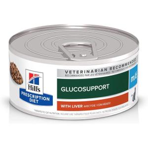 imageHills Prescription Diet md GlucoSupport Chicken ampamp Liver Stew Canned Cat Food Veterinary Diet 29 oz 24Pack Wet FoodLiver